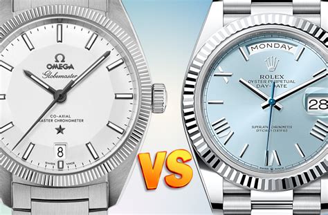 rolex vs omega price|omega constellation vs rolex datejust.